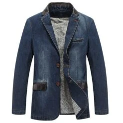 Men Blazer - Streetstyle Denim Blazer 11 Men Blazer - Streetstyle Denim Blazer -Rocka Style men blazer streetstyle denim blazer denim blazer lestyleparfait 5