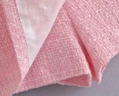 Pink Tweed Blazer Women - Formal-Business - Plain-Solid 19 Pink Tweed Blazer Women - Formal-Business - Plain-Solid -Rocka Style pink tweed blazer women formal business plain solid tweed blazer lestyleparfait 10