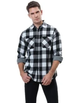 Plaid Checkered Shirt For Men