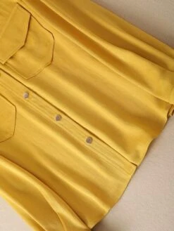 Plaid Skirt Outfit Set - Yellow -Rocka Style plaid skirt outfit set yellow clothing set lestyleparfait 4