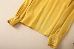 Plaid Skirt Outfit Set - Yellow -Rocka Style plaid skirt outfit set yellow clothing set lestyleparfait 9