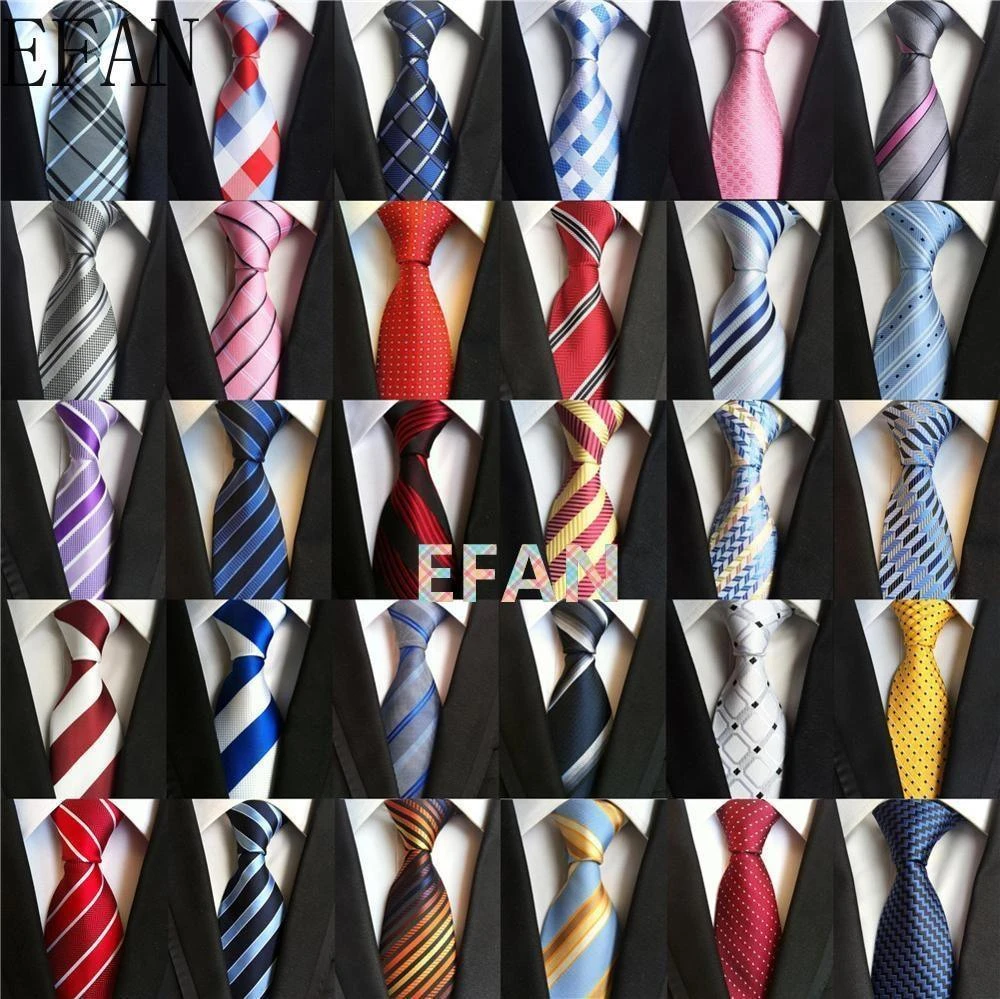Plaid Striped Silk Men Neckties 1 Plaid Striped Silk Men Neckties
