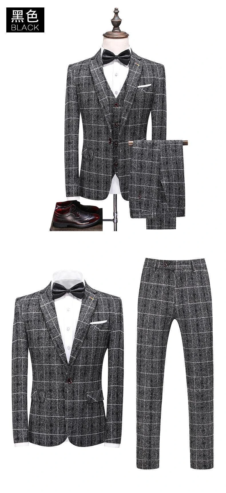 Plaid Suit - Three Piece Suit 2 Plaid Suit - Three Piece Suit - Image 2