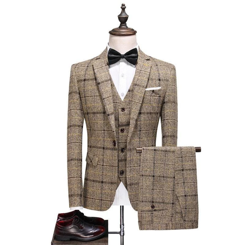 Plaid Suit - Three Piece Suit 6 Plaid Suit - Three Piece Suit - Image 6