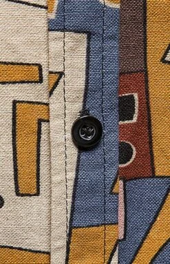 Printed Short Sleeve Men Shirt -Rocka Style printed short sleeve men shirt short sleeve shirt lestyleparfait 4