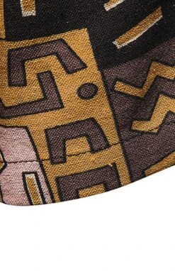 Printed Short Sleeve Men Shirt -Rocka Style printed short sleeve men shirt short sleeve shirt lestyleparfait 5