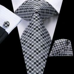 Pure Dedication Cufflink Necktie Set -Rocka Style pure dedication cufflink necktie set necktie lestyleparfait 4