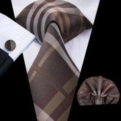 Pure Dedication Cufflink Necktie Set -Rocka Style pure dedication cufflink necktie set necktie lestyleparfait 7