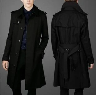 Runway Trench Coat For Men 2 Runway Trench Coat For Men - Image 2