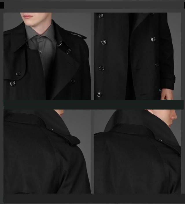 Runway Trench Coat For Men 5 Runway Trench Coat For Men - Image 5