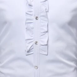 Salute You Ruffle Shirt -Rocka Style salute you ruffle shirt long sleeve shirt lestyleparfait 5