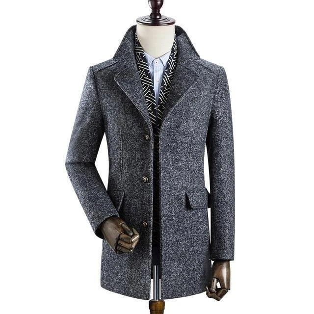 Stallone Wool Winter Coat For Men 1 Stallone Wool Winter Coat For Men
