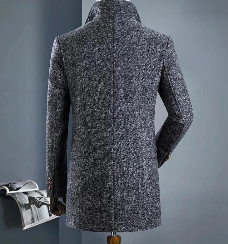 Stallone Wool Winter Coat For Men 5 Stallone Wool Winter Coat For Men - Image 5