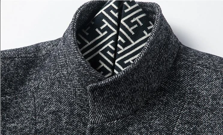 Stallone Wool Winter Coat For Men 6 Stallone Wool Winter Coat For Men - Image 6