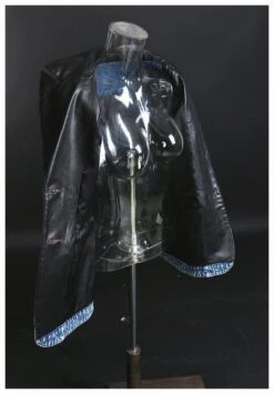 Streetwear Leather Collar Denim Blazer Women - Casual - Plain-Solid -Rocka Style streetwear leather collar denim blazer women casual plain solid denim blazer lestyleparfait 6