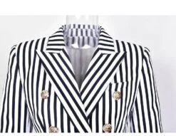 Striped Blazer Women - Casual - Striped-Pinstriped 25 Striped Blazer Women - Casual - Striped-Pinstriped -Rocka Style striped blazer women casual striped pinstriped striped blazer lestyleparfait 10