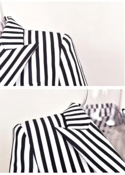 Striped Blazer Women - Casual - Striped-Pinstriped 26 Striped Blazer Women - Casual - Striped-Pinstriped -Rocka Style striped blazer women casual striped pinstriped striped blazer lestyleparfait 11