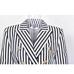 Striped Blazer Women - Casual - Striped-Pinstriped 21 Striped Blazer Women - Casual - Striped-Pinstriped -Rocka Style striped blazer women casual striped pinstriped striped blazer lestyleparfait 6
