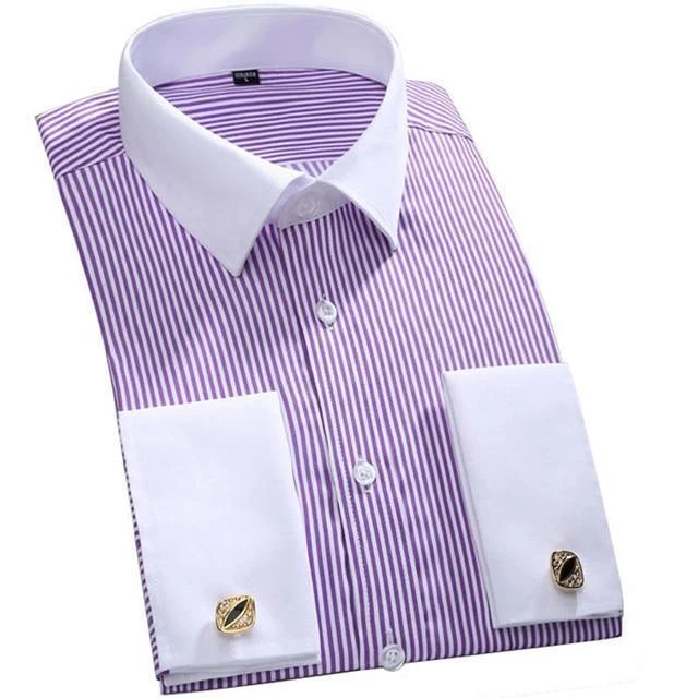 Striped Dress Shirt For Men 2 Striped Dress Shirt For Men - Image 2
