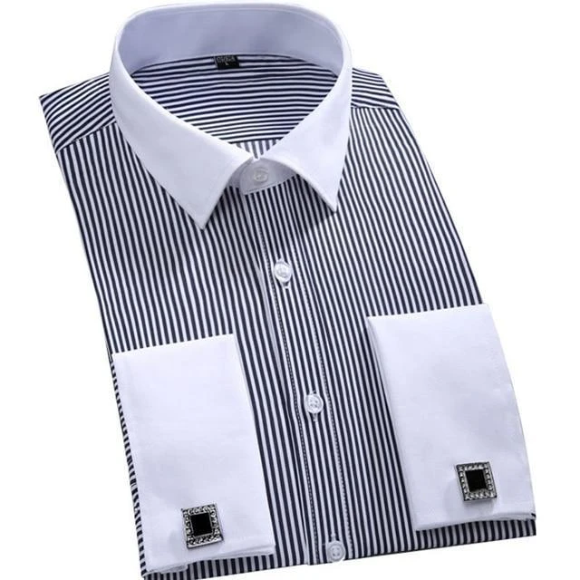 Striped Dress Shirt For Men 3 Striped Dress Shirt For Men - Image 3