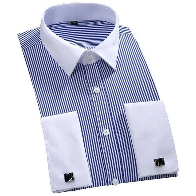 Striped Dress Shirt For Men 4 Striped Dress Shirt For Men - Image 4