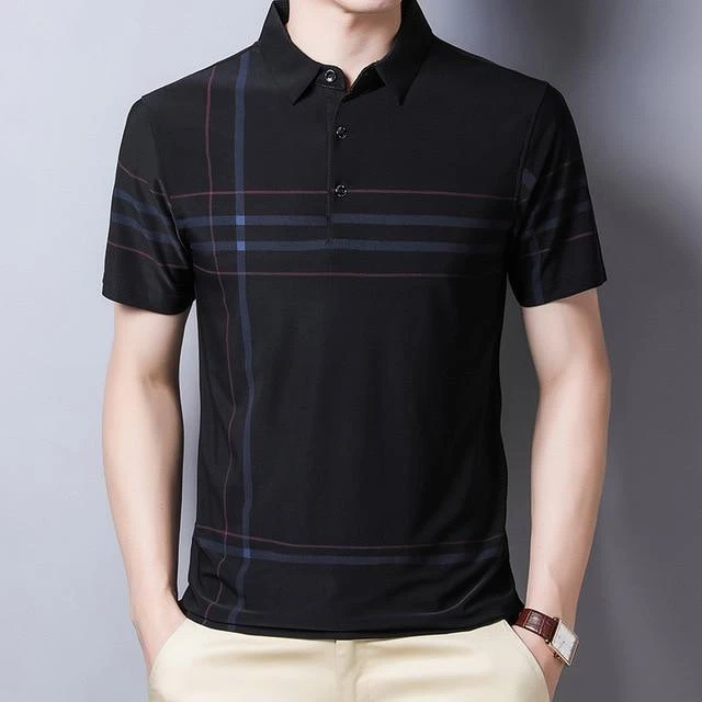 Striped Polo Shirts For Men 4 Striped Polo Shirts For Men - Image 4