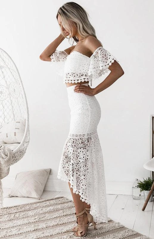 Stylish 2-Piece Lace Clothing Set 5 Stylish 2-Piece Lace Clothing Set - Image 5