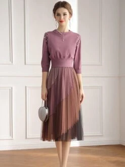 Sweater Skirt Outfit Set With Diamonds -Rocka Style sweater skirt outfit set with diamonds clothing set lestyleparfait 3