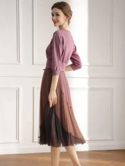 Sweater Skirt Outfit Set With Diamonds -Rocka Style sweater skirt outfit set with diamonds clothing set lestyleparfait 4