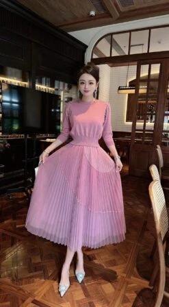 Sweater Skirt Outfit Set With Diamonds -Rocka Style sweater skirt outfit set with diamonds clothing set lestyleparfait 6