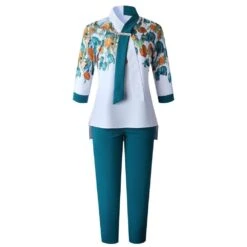 The Artistic Woman Floral Outfit Set -Rocka Style the artistic woman floral outfit set clothing set lestyleparfait 3