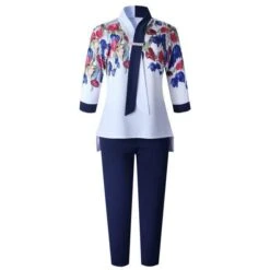 The Artistic Woman Floral Outfit Set -Rocka Style the artistic woman floral outfit set clothing set lestyleparfait 5