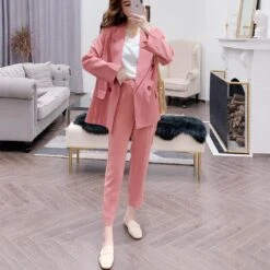 The Compassionate Double-Breasted Blazer Women - Formal-Business - Plain-Solid -Rocka Style the compassionate double breasted blazer women formal business plain solid double breasted blazer lestyleparfait 4