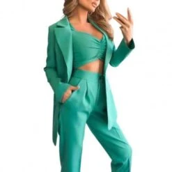 The Fashionista Three Piece Pantsuit -Rocka Style the fashionista three piece pantsuit women pant suit lestyleparfait 4