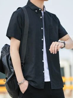 The Scholar Short Sleeved Shirt -Rocka Style the scholar short sleeved shirt short sleeve shirt lestyleparfait 5