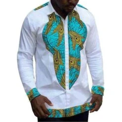 Tribe Vibes African Men Dashiki Top -Rocka Style tribe vibes african men dashiki top african shirt lestyleparfait 8
