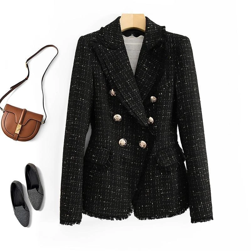Tweed Blazer Women - Casual - Plain-Solid 1 Tweed Blazer Women - Casual - Plain-Solid