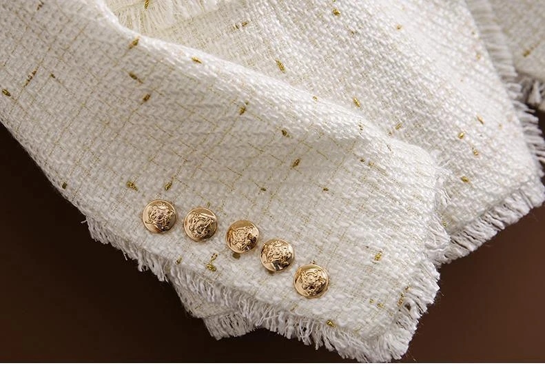 Tweed Blazer Women - Casual - Plain-Solid 7 Tweed Blazer Women - Casual - Plain-Solid - Image 7