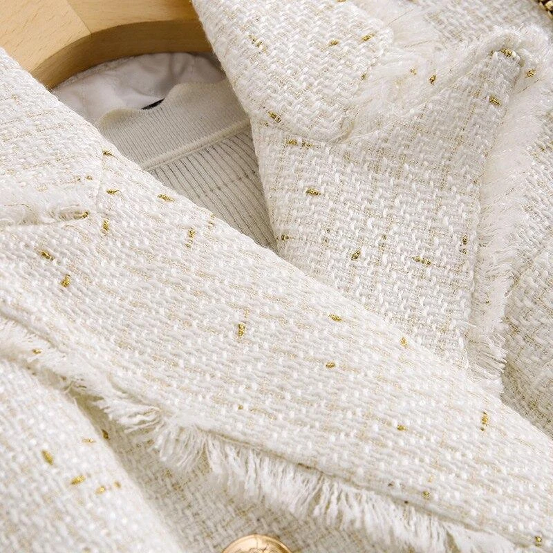 Tweed Blazer Women - Casual - Plain-Solid 8 Tweed Blazer Women - Casual - Plain-Solid - Image 8