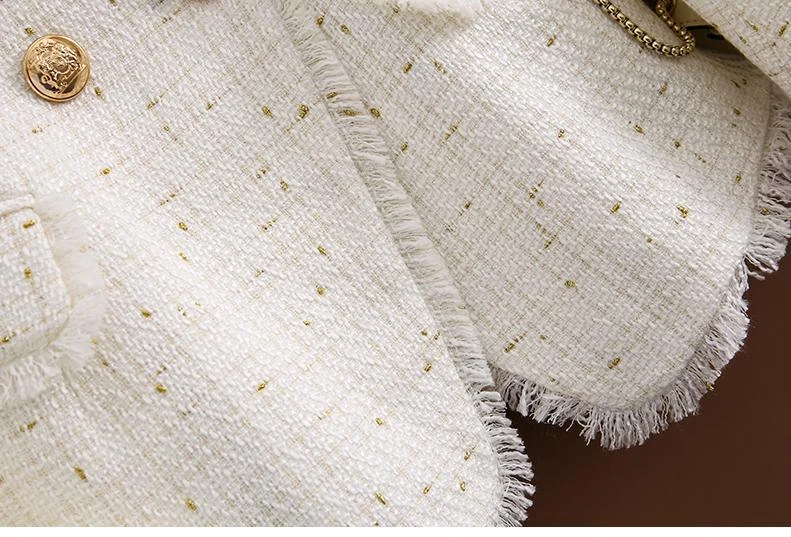 Tweed Blazer Women - Casual - Plain-Solid 9 Tweed Blazer Women - Casual - Plain-Solid - Image 9