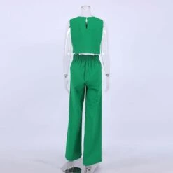 Two Piece Crop Top Outfit Set -Rocka Style two piece crop top outfit set clothing set lestyleparfait 12