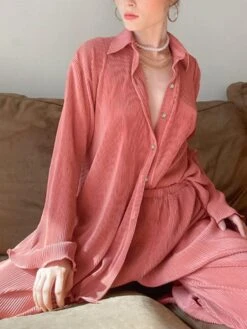 Two Piece Pleated Outfit Sets -Rocka Style two piece pleated outfit sets clothing set lestyleparfait 6