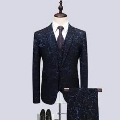 Vincenzo Luxury Galaxy 3- Piece Suit 9 Vincenzo Luxury Galaxy 3- Piece Suit -Rocka Style vincenzo luxury galaxy 3 piece suit three piece suit lestyleparfait 4