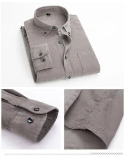 Wales Corduroy Shirt For Men -Rocka Style wales corduroy shirt for men long sleeve shirt lestyleparfait 11