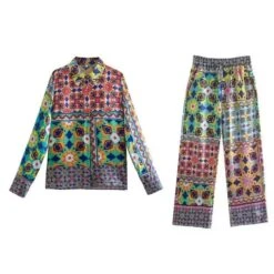 Women Pajama Outfit Set -Rocka Style women pajama outfit set clothing set lestyleparfait 4