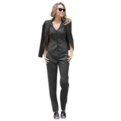 Women Slim Fit Three Piece Pantsuits -Rocka Style women slim fit three piece pantsuits women pant suit lestyleparfait 8